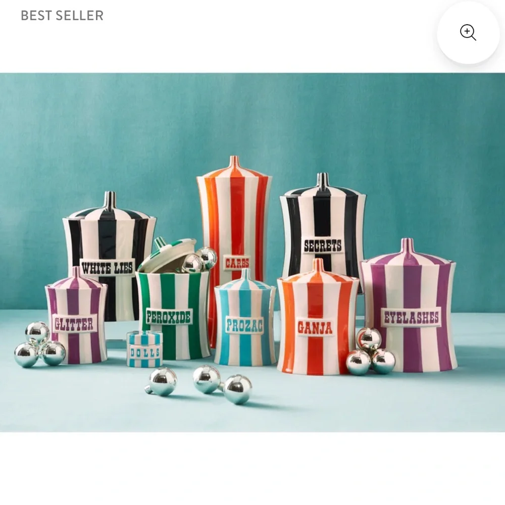 Jonathan Adler Vice Cannister - Secrets - Large